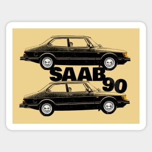 Saab 90 Retro Design Sticker